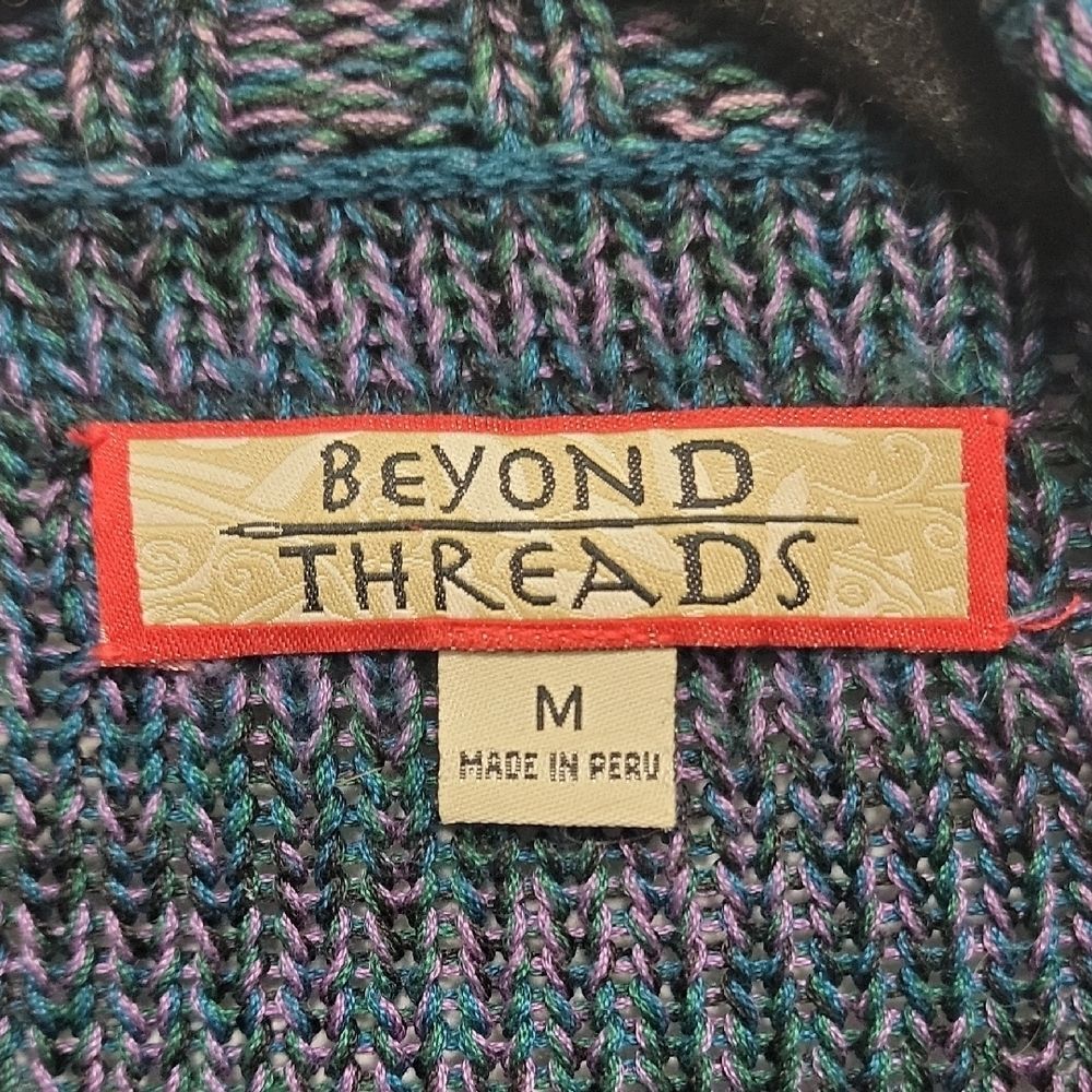 Beyond Threads Pima Multicolor Knit Cardigan - Picture 3 of 12